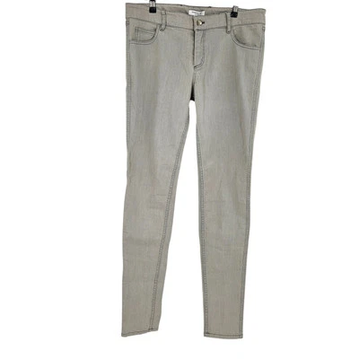 Jeans Emerson Fry Gris Pierna Ajustada Calce Elastizado Tobillo Denim Nuevo con Etiquetas Talla 32 Foto 1 de 4
