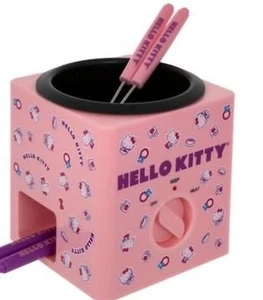 Hello Kitty Fonduebereiter *Neu im Karton* inklusive 4 Fonduegabeln - Bild 1 von 4