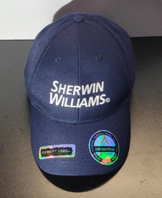 Sherwin Williams Hat Cap Strap Back Blue Adult Antigua Painting Baseball New - Image 1 of 4