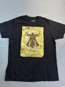 Star Wars Vitruvian Darth Vader Old Art Black T-Shirt Size Large - Picture 1 of 7