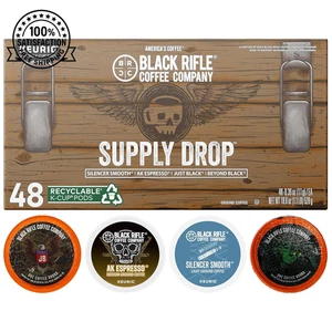 Black Rifle Coffee Supply Drop K-Cup Variety Pack (48 Ct) Pods - Picture 1 of 9