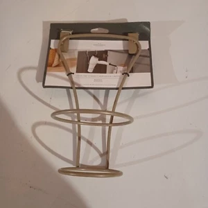 Threshold Over the Cabinet Hair Dryer Caddy Nickel Finish Bathroom Organizer - Picture 1 of 3