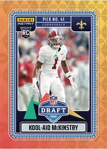 2024 Instant KOOL-AID McKINSTRY RC NFL DRAFT NIGHT Rookie #’d 1/754 Saints! - Picture 1 of 2