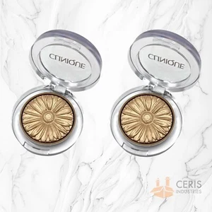 2x CLINIQUE Cheek Pop Resaltador Dorado Celebración Pop Brillo .1 oz / 3 g - Imagen 1 de 2
