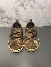 Realtree Bill Jordon's Sz 6 Camo Camouflage Canvas Baby Toddler Boy Shoes Infant