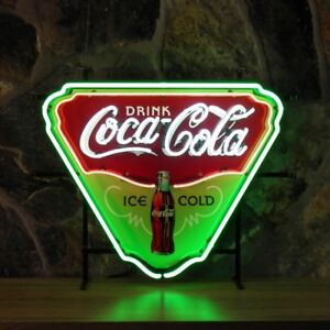 New COCA COLA 50's American Style Retro Neon Diner Sign For Hanging Or Standing 