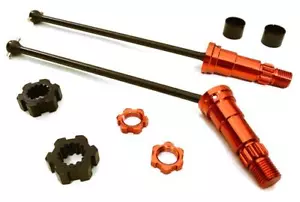 Universal Drive Shafts w/ +12mm Ext. Stub Axles (2) for Traxxas X-Maxx 4X4 - Picture 1 of 1