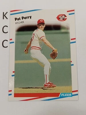 1988 Fleer MLB #244 Pat Perry Cincinnati Reds - Image 1 of 2