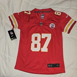 Taylor Swift #87 Kansas City Chiefs Nike Trikot Damen Small/ (passt wie XS) Neu mit Etikett - Bild 1 von 13