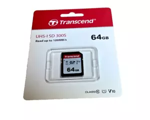 New Transcend Memory Card - UHS-I 300S 64GB - Picture 1 of 2