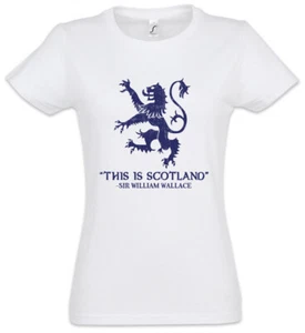 This Is Scotland Damen T-Shirt William Scotland Wallace Scots Independence Flag - Picture 1 of 1