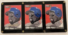 1993 Collectors Choice Gold Silver Base Signature Kirby Puckett RARE IN DISPLAY