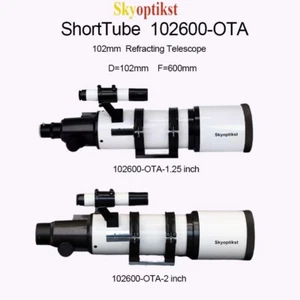 102 mm/600 mm Refractor telescope OTA Beginner Astro-Photogragh view moon Saturn - Picture 1 of 5
