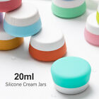 20ml Silicone Empty Jar Cosmetic Makeup Face Cream Lip Balm Container -w