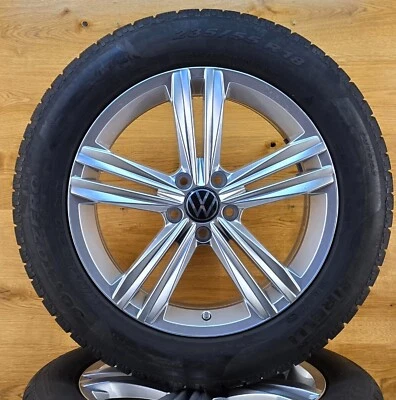 4x Original VW Tiguan II 5NA Winterkompletträder 235/55 R18 5NA601025M Sebring - Bild 1 von 4