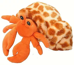 ~❤️~WILD REPUBLIC HERMIT CRAB 20cm 6" Plush Soft Toy Stuffed NWT❤️ - Picture 1 of 2