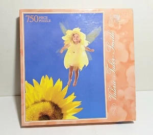 Valerie Taylor-Smith Sunflower Fairy Puzzle Art Impressions 1997 MB 750 Pieces - Picture 1 of 3