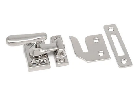 Large Casement Window Latch Cabinet Furniture Latch Boat Marine Latch Nickel Cover