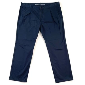 AXL+CO by Connor Hastings Straight Leg Chino Pants Mid-Rise Full Length Navy 44 - Picture 1 of 9