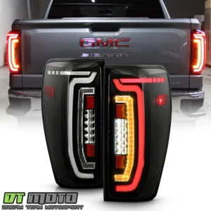 For 2019-2022 GMC Sierra 1500 Incandescent Full LED SwitchBack TaiL Lights Lamps - Picture 1 of 13