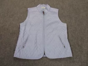 Orvis Vest Jacket Adult M Blue Quilted Outdoors Lightweight Hiking Casual Womens - Picture 1 of 10