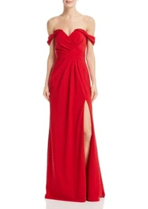 Vestido drapeado Aqua rojo 6 $238 - Imagen 1 de 2