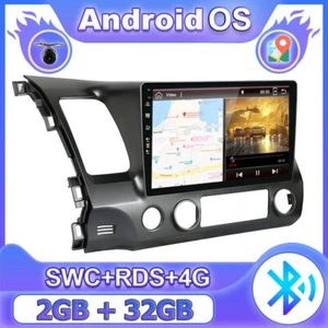 10.1'' For Honda Civic 2006-2011 Car Stereo Android GPS Radio Head Unit Car Play - Picture 1 of 14
