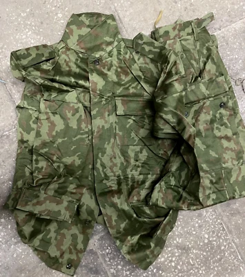 Rus Army bdu 夹克和裤子 FLORA VSR-93 阿富汗式车臣战争 48/2 年 1994 — 第 1/4 张图片