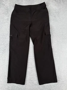 Zenergy Pants Womens 0 Black Chicos Straight Leg Polyester Blend Stretch 30x27 - Picture 1 of 15