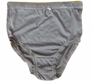 Ladies size 14 full briefs knickers panties cotton rich Black - Picture 1 of 3