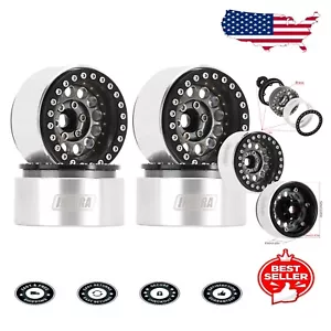 Heavyweight 153g Beadlock Wheel for 1/10 RC Crawler - Corrosion Resistant Grey - Picture 1 of 11