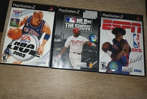 PlayStation 2 Basketball Games And Baseball Game All Complete And Working - Picture 1 of 6