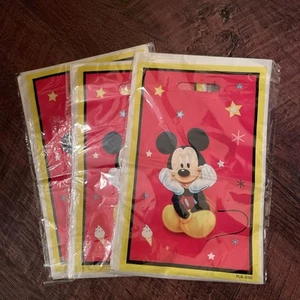 Mickey Mouse Birthday Party Loot Treat Bags 30 Count - Picture 1 of 2
