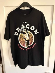WWE Ricky The Dragon Steamboat Retro Style Legends Wrestling T-Shirt Size Large - Bild 1 von 3