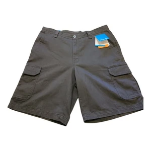 Columbia Hombres Talla 34"W 10" Insm Omni Tono 50 Moderno Clásico Gris Pantalones Cortos Carga Nuevos con Etiquetas - Imagen 1 de 7