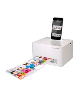 VuPoint Photo Cube Compact iPhone iPod Printer IPP28VPS Dock Charge Print Box A3 - Picture 1 of 7