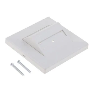 Kunststoff SC / LC Glasfaser Patchkabel Adapter 2 Buchsen Wandplatte Panel - Afbeelding 1 van 6