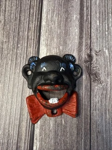 Apribottiglie uomo vintage - carino e divertente - felice - ghisa - Foto 1 di 2