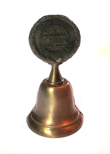 Souvenir Glocke US Capitol and White House Washington DC Messing Made in USA - Bild 1 von 13