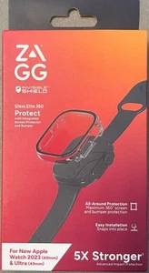 ZAGG InvisibleShield Apple Watch Ultra 49mm Integrierter Bumper Displayschutzfolie - Bild 1 von 4