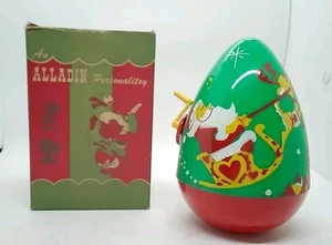 Alladin Plastics Inc plastic Jingle Bells Talking Toy w/box, Not Working - Picture 1 of 12