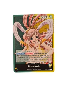 Shirahoshi OP11-022 L Leader UNA PIEZA A Fist of Divine Speed INGLÉS CASI NUEVO/M - Imagen 1 de 2