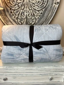 Pottery Barn Sea Most FULL/QUEEN Percale Comforter CUT TAGS PRE-OWNED READ - Picture 1 of 6
