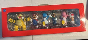 Brand NEW Nintendo Super Mario 6 Mini Figure Collector Set Wave 1 H 2011 - Picture 1 of 2