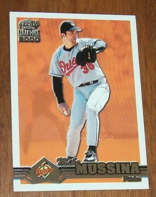 Rare 2000 Pacific Paramount National Show Anaheim California Mike Mussina Card - Image 1 of 2
