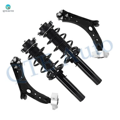Set 4 Front Lower Control Arm-Quick Complete Strut For 2007-2009 Audi A3 Quattro - Image 1 of 4