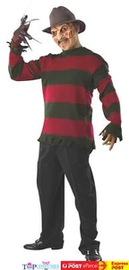 Mens Mr Freddy Krueger Nightmare Sweater Halloween Fancy Dress Up Costume - Picture 1 of 1