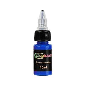 1/8pcs 15ml bottle professional fluorescent tattoo ink purple UV ink pigment - Picture 1 of 28