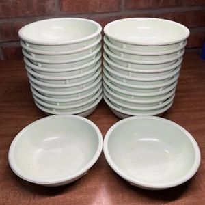 Mid Century Vintage King-Line Melamine Melmac 108 Mint Green Cereal Bowls Set 22 - Picture 1 of 12