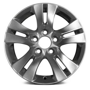 Wheel For 2008-2012 Honda Accord 16x6.5 Alloy 5 Double Spoke Silver Metallic - Picture 1 of 1